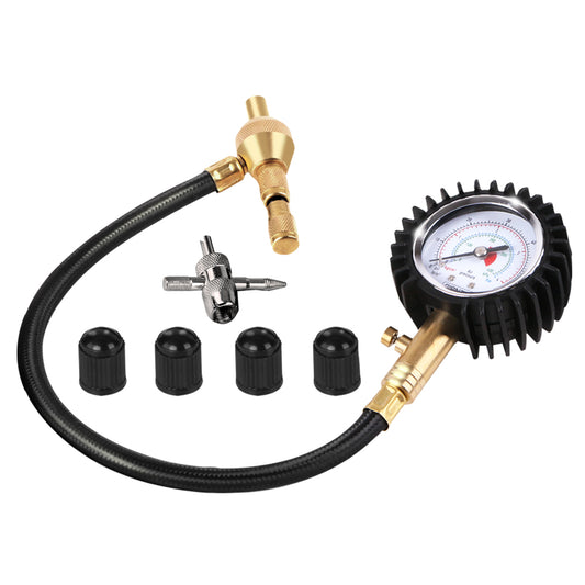 Giantz Tyre Deflater with Pressure Gauge Valve