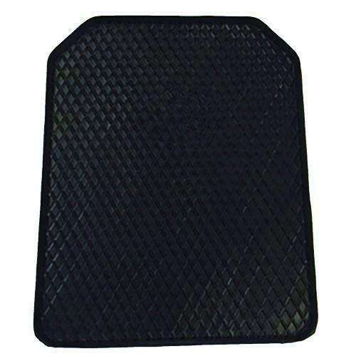 DEEP EDGE 1-Piece Heavy Duty Car Mat - BLACK [Rubber]