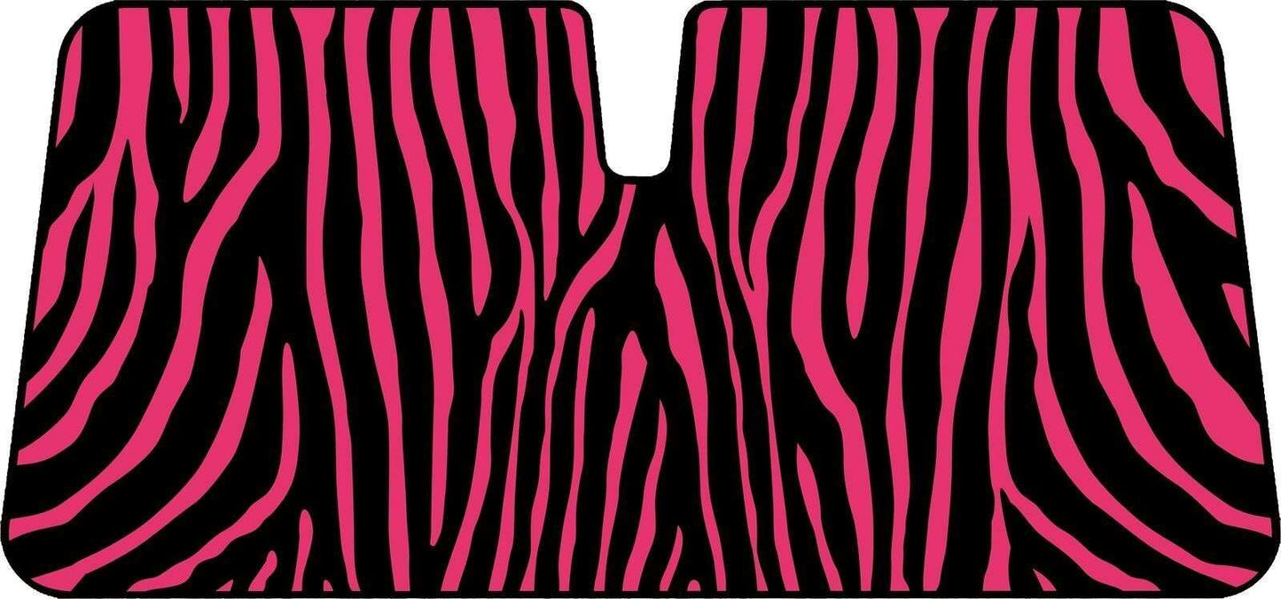 Premium Sun Shade [147cm x 68.5cm] - ZEBRA PINK