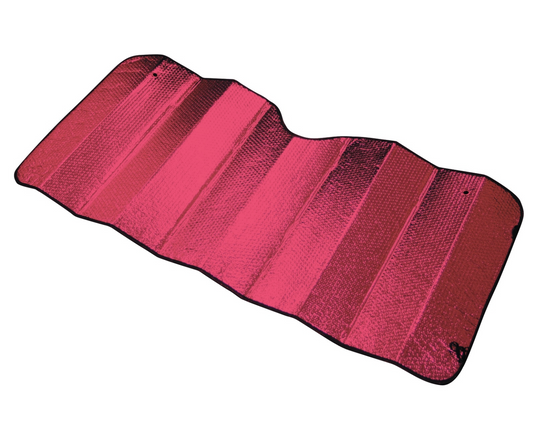 Reflective Sun Shade - Large [150cm x 70cm] - RED